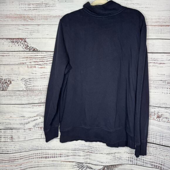 The North Face 1/4-Snap Fleece Pullover Navy Men's XL - Picture 5 of 7